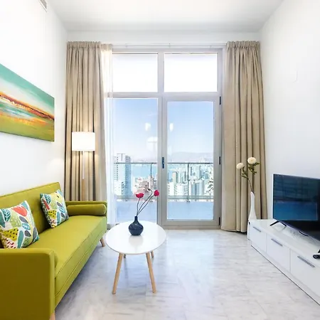 Skyline 10 Gran Terraza Privada Con Vistas Espectaculares Apartment Benidorm Exterior photo